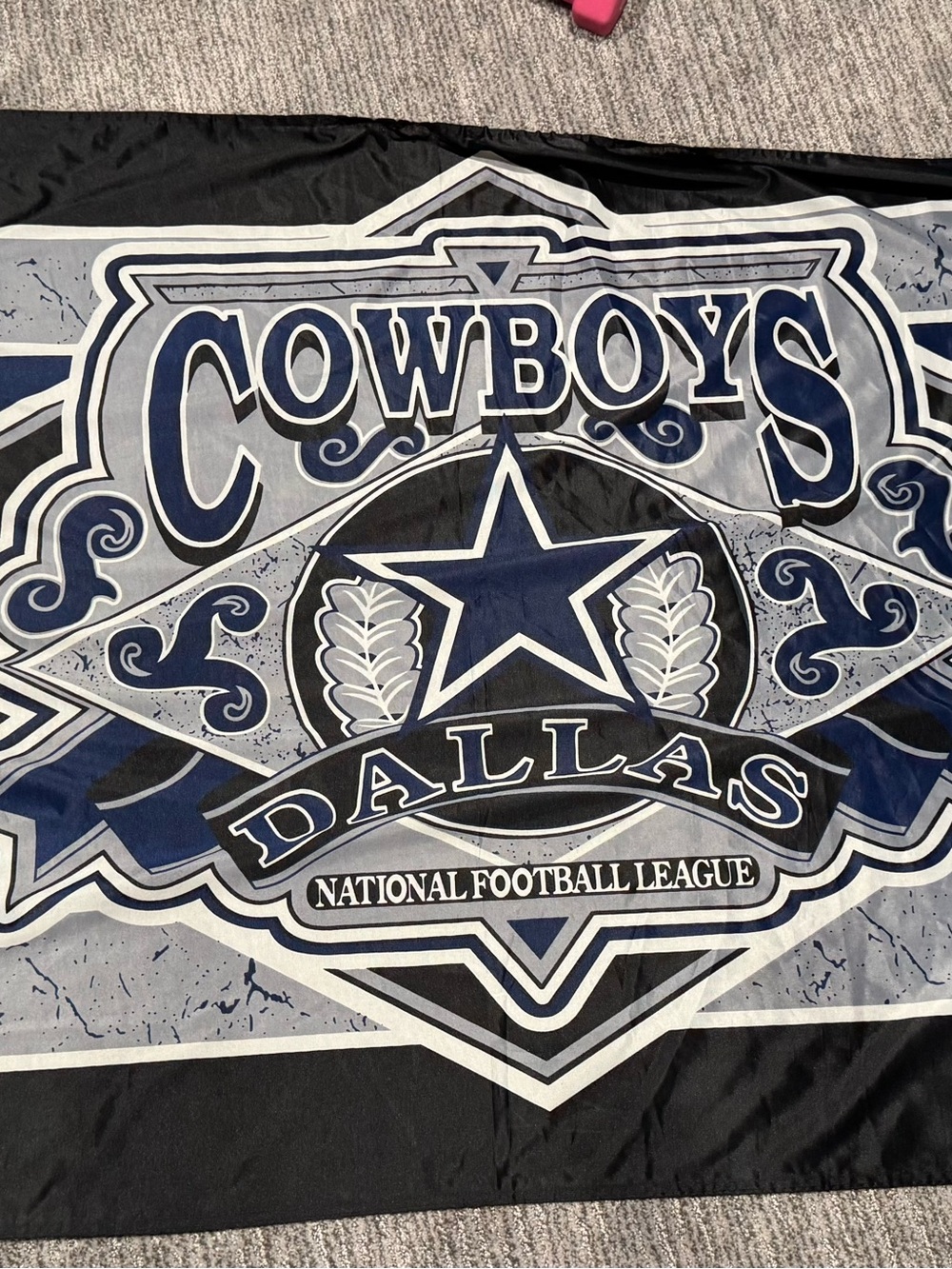 Dallas Cowboys NFL Banner - Navy, White, Gray 59x33